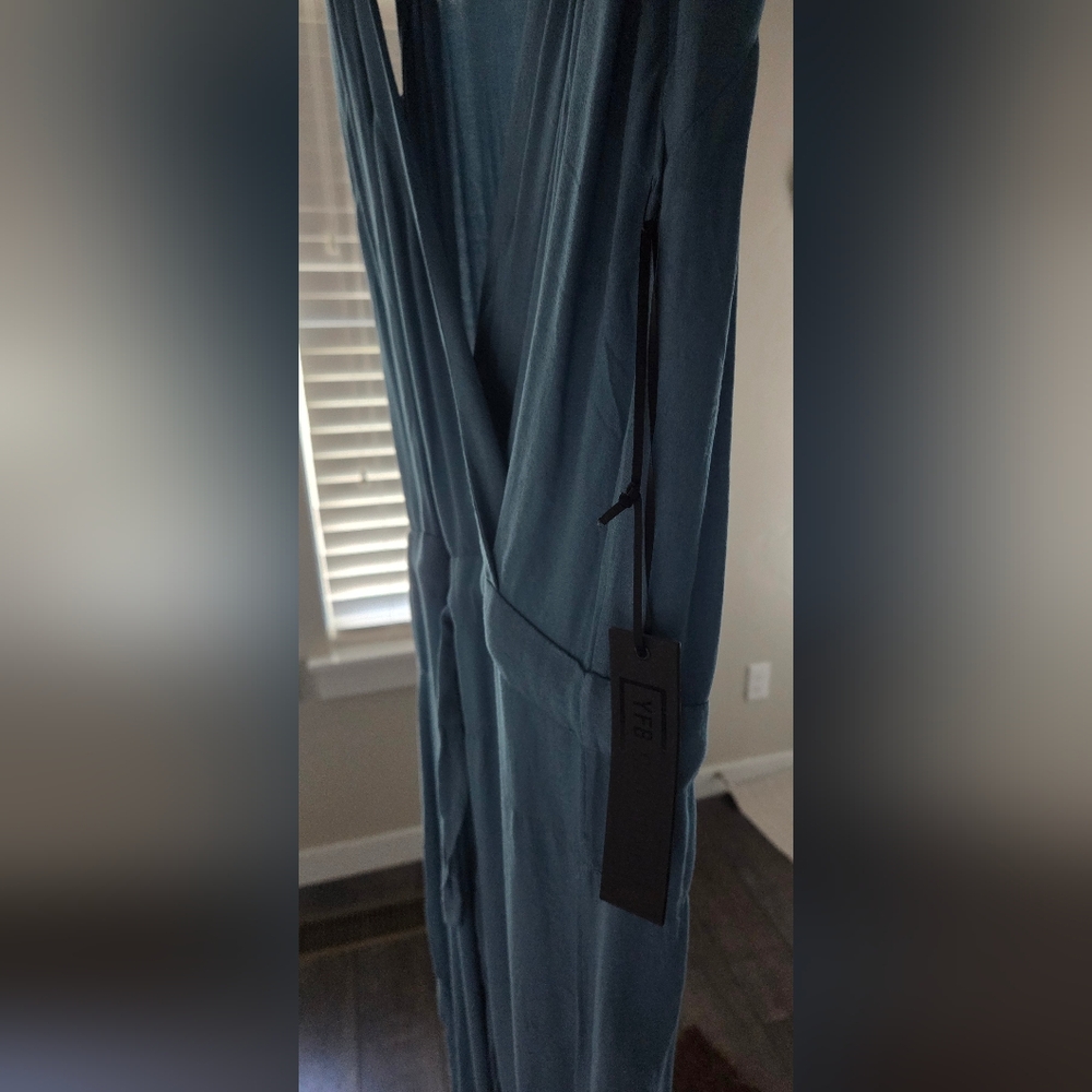 Young Fabulous & Broke Blue Jumpsuit - Picture 13 of 13